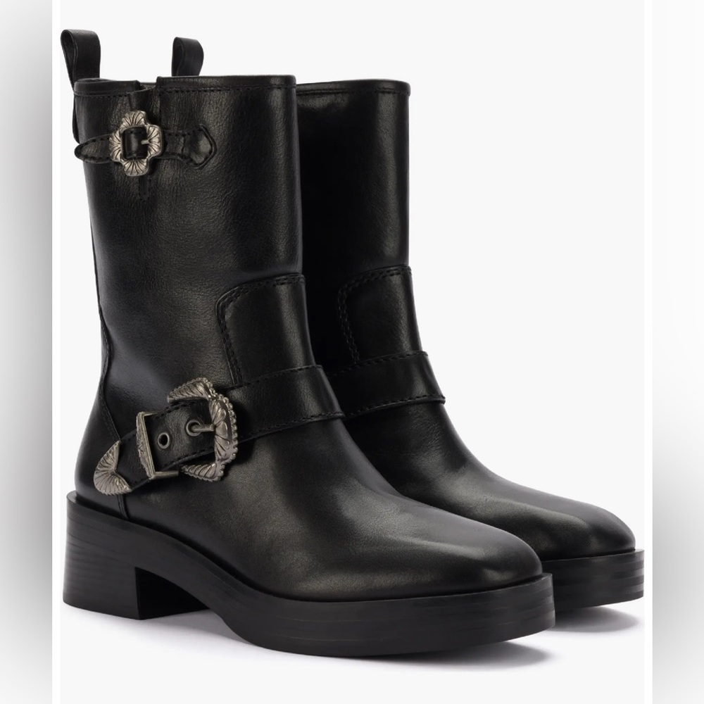 Larroude Hardy Buckle Boot